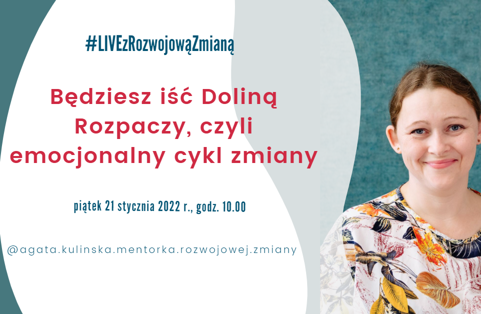 Grafika LIVEzRozwojowąZmianą - Emocjonalny cykl zmiany