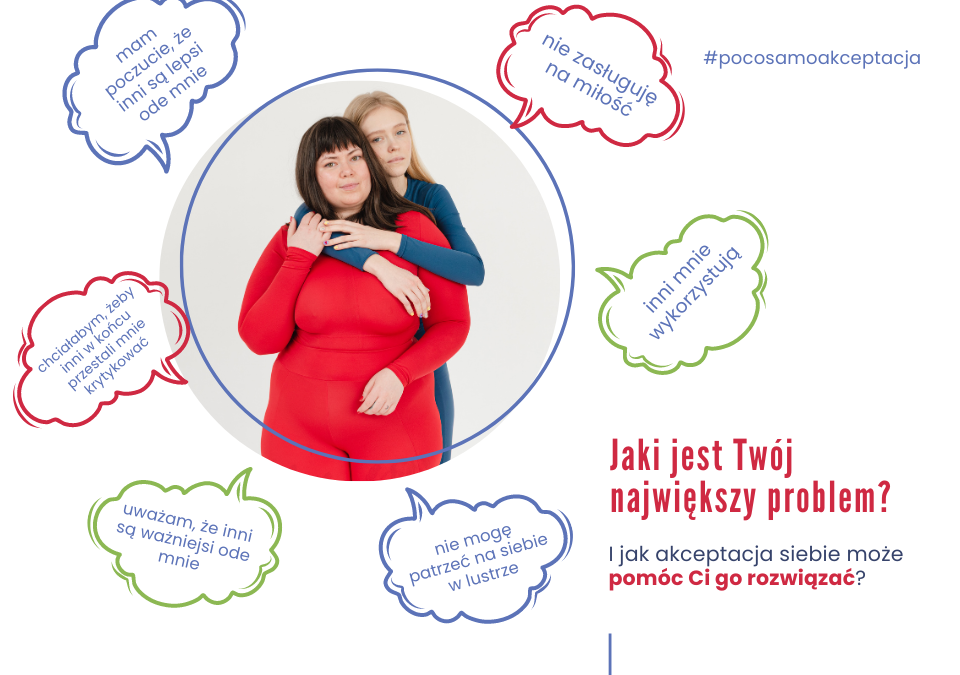 Grafika Jakie problemy pomoże rozwiązać samoakceptacja