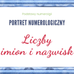 Grafika z tekstem - Podstawy numerologii, portret numerologiczny, liczby imion i nazwisk