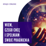 Grafika produktu - krąg online Wiem, czego chcę i spełniam swoje pragnienia